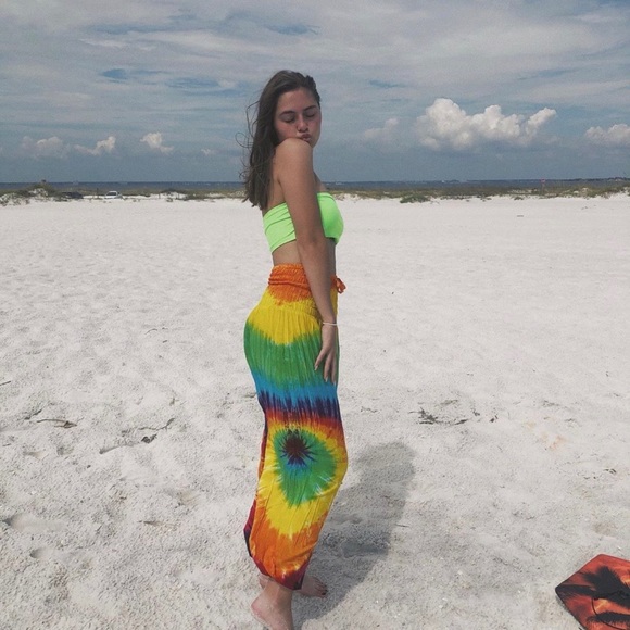 FLOWY HIPPIE PANTS - Picture 4 of 4